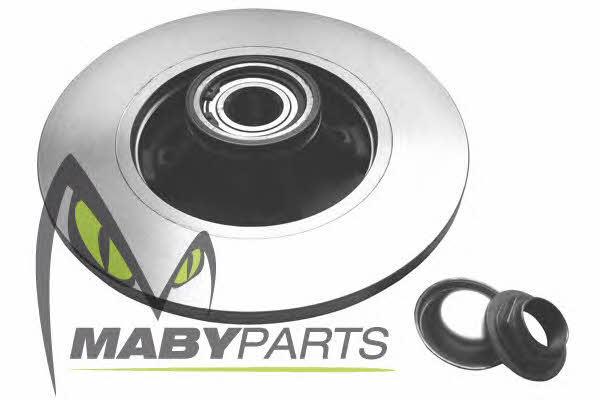 Maby Parts OBD313015 Rear brake disc, non-ventilated OBD313015