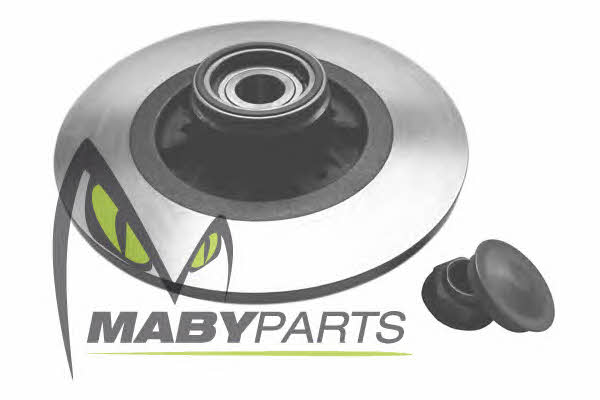 Maby Parts OBD313019 Rear brake disc, non-ventilated OBD313019