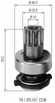 940113020183 Magneti marelli Freewheel gear, starter