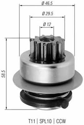 940113020260 Magneti marelli Freewheel gear, starter