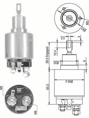 940113050270 Magneti marelli Solenoid switch, starter