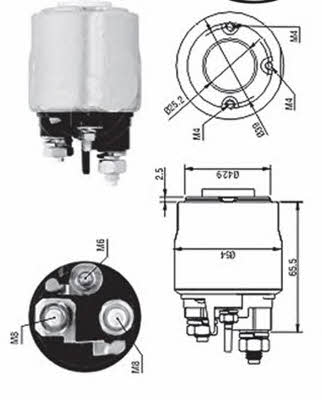 Magneti marelli 940113050570 Solenoid switch, starter 940113050570 940113050570 Magneti marelli Solenoid switch, starter