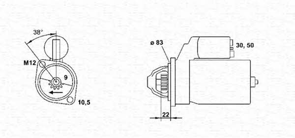 Magneti marelli 943241035010 Starter 943241035010