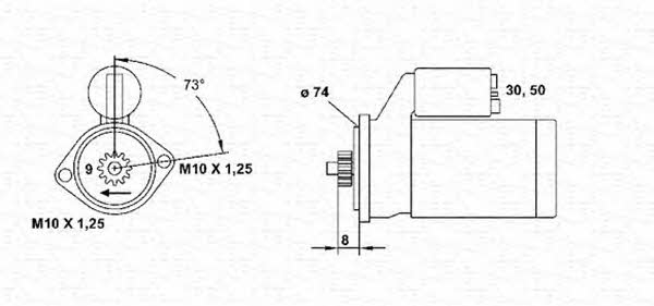 Magneti marelli 943241049010 Starter 943241049010