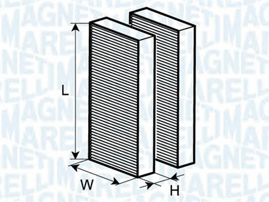 Magneti marelli 350203061330 Filter, interior air 350203061330