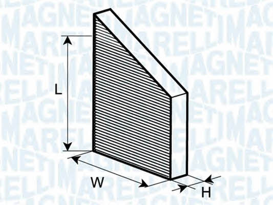 Magneti marelli 350203061570 Cabin filter 350203061570 350203061570 Magneti marelli Cabin filter