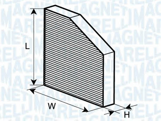 Magneti marelli 350203062070 Filter, interior air 350203062070