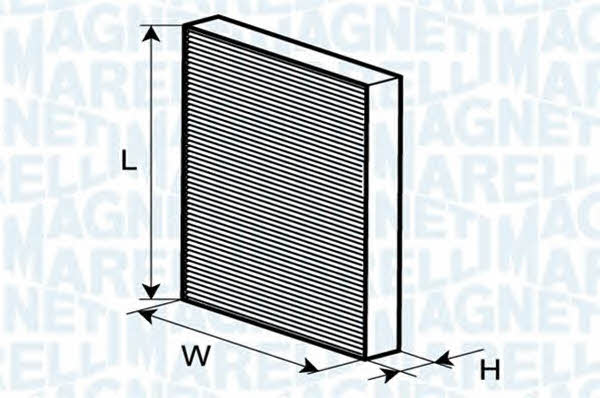 Magneti marelli 350203062330 Filter, interior air 350203062330