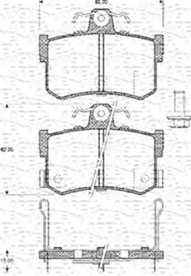 Magneti marelli 363702161063 Brake Pad Set, disc brake 363702161063