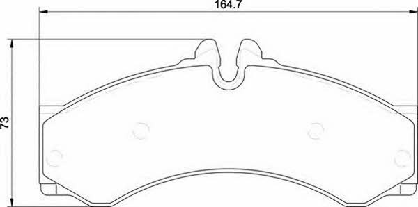 Magneti marelli 363710034068 Brake Pad Set, disc brake 363710034068