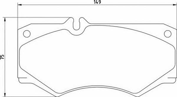 Magneti marelli 363710200311 Brake Pad Set, disc brake 363710200311