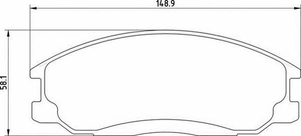 Magneti marelli 363710201307 Brake Pad Set, disc brake 363710201307