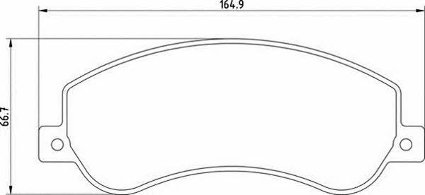 Magneti marelli 363710201640 Brake Pad Set, disc brake 363710201640