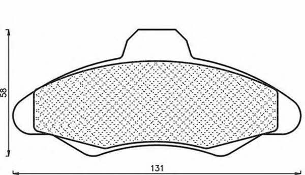 Magneti marelli 430216170286 Brake Pad Set, disc brake 430216170286