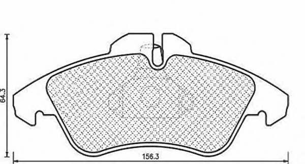 Magneti marelli 430216170394 Brake Pad Set, disc brake 430216170394