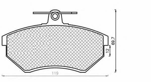 Magneti marelli 430216171181 Brake Pad Set, disc brake 430216171181