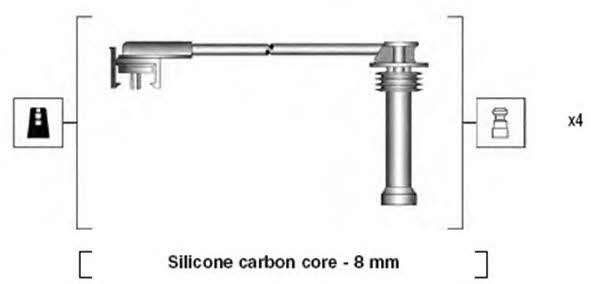 Magneti marelli 941185280782 Ignition cable kit 941185280782