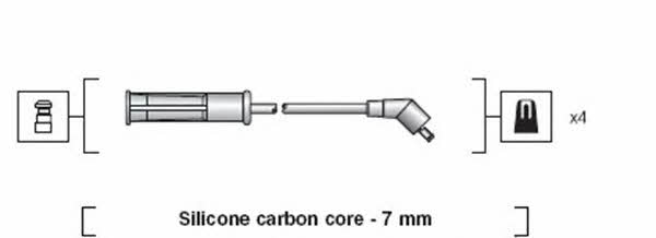 Magneti marelli 941318111002 Ignition lead set 941318111002 941318111002 Magneti marelli Ignition lead set