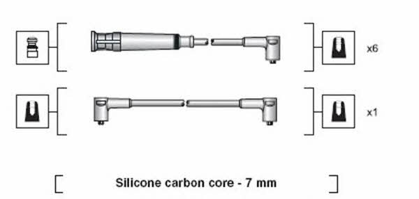 Magneti marelli 941318111045 Ignition cable kit 941318111045