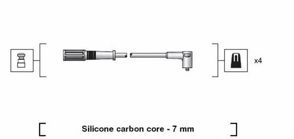941318111204 Magneti marelli Ignition lead set