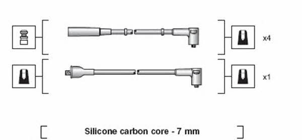 Magneti marelli 941318111237 Ignition cable kit 941318111237
