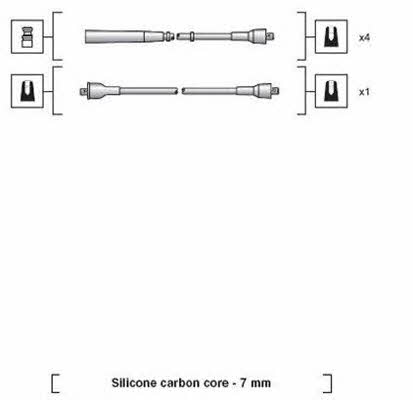 Magneti marelli 941318111256 Ignition cable kit 941318111256