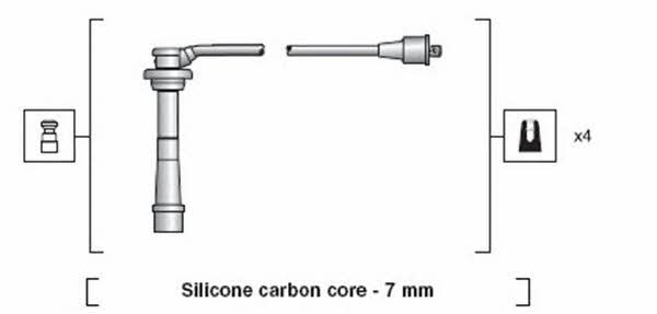 Magneti marelli 941318111271 Ignition cable kit 941318111271