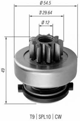 940113020354 Magneti marelli Freewheel gear, starter