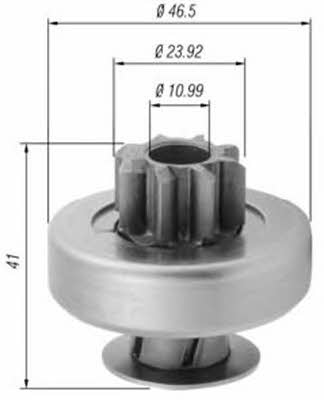 940113020370 Magneti marelli Freewheel gear, starter