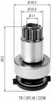 940113020385 Magneti marelli Freewheel gear, starter