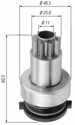 940113020434 Magneti marelli Freewheel gear, starter