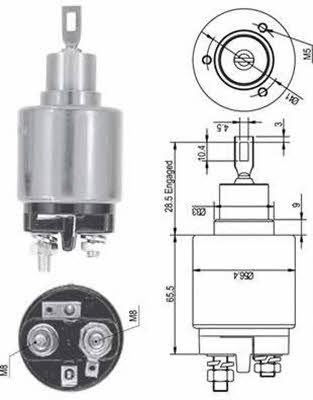 Magneti marelli 940113050126 Solenoid switch, starter 940113050126 940113050126 Magneti marelli Solenoid switch, starter