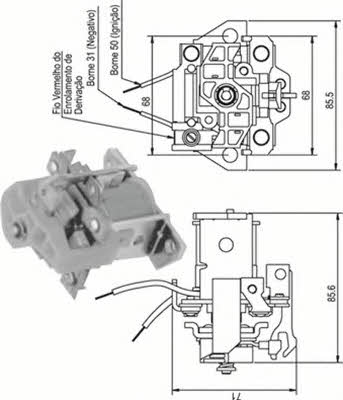 940113050338 Magneti marelli Solenoid switch, starter