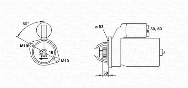 Magneti marelli 943251302010 Starter 943251302010