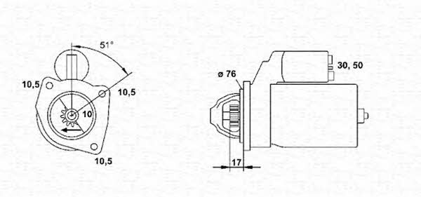 Magneti marelli 943251458010 Starter 943251458010