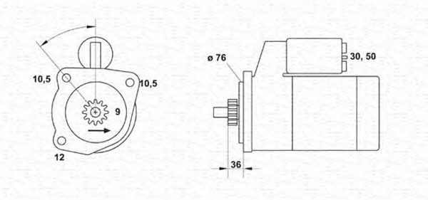 Magneti marelli 943251572010 Starter 943251572010