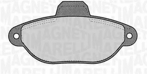 Magneti marelli 363916060220 Brake Pad Set, disc brake 363916060220