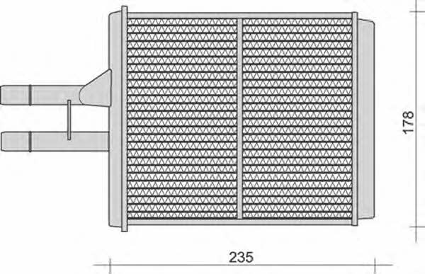 Magneti marelli 350218259000 Heat exchanger, interior heating 350218259000