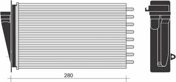 Magneti marelli 350218267000 Heat exchanger, interior heating 350218267000