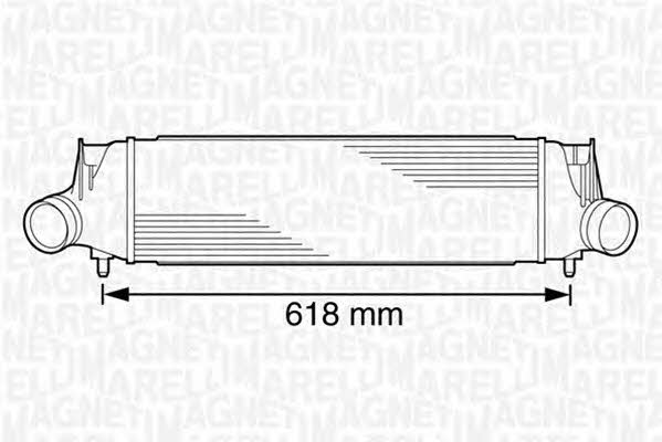 Magneti marelli 351319201390 Intercooler, charger 351319201390