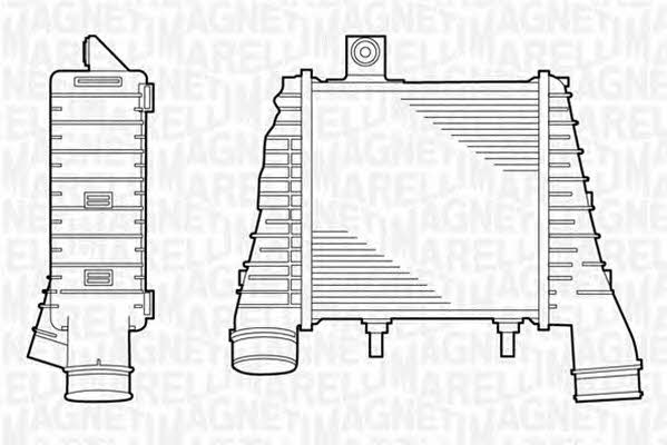 Magneti marelli 351319201400 Intercooler, charger 351319201400