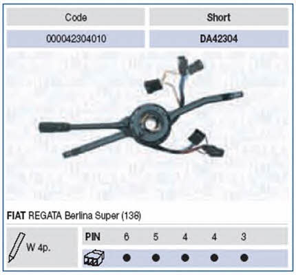 Magneti marelli 000042304010 Stalk switch 000042304010