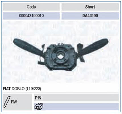 Buy Magneti marelli 000043190010 at a low price in United Arab Emirates!
