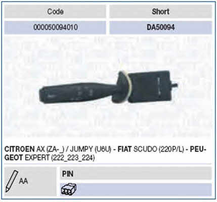Buy Magneti marelli 000050094010 at a low price in United Arab Emirates!