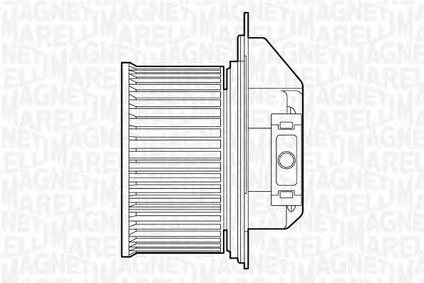 Magneti marelli 069412515010 Cabin ventilation motor 069412515010
