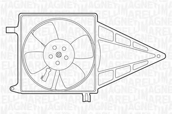 Magneti marelli 069422211010 Hub, engine cooling fan wheel 069422211010