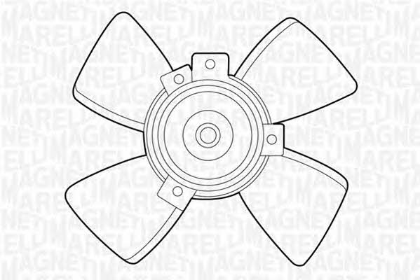 Magneti marelli 069422233010 Hub, engine cooling fan wheel 069422233010