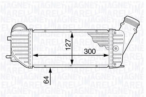 Magneti marelli 351319202200 Intercooler, charger 351319202200