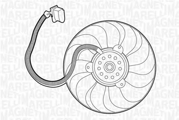 Magneti marelli 069422261010 Hub, engine cooling fan wheel 069422261010
