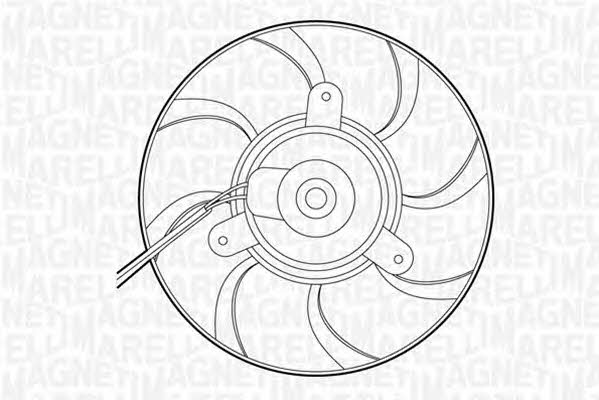 Magneti marelli 069422262010 Hub, engine cooling fan wheel 069422262010